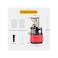 Compact Low-Speed Masticating Cold Press Juicer for Fresh Fruit and Vegetable Nutrients