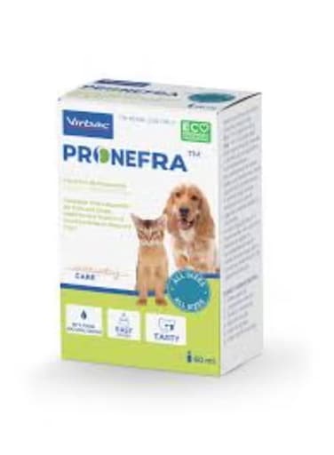 فيرباك برونيفرا معلق فموي ومكمل غذائي تركيبة بروتين السمك لدعم  الكلى للقطط والكلاب، 60 مل  من ڤارماسي