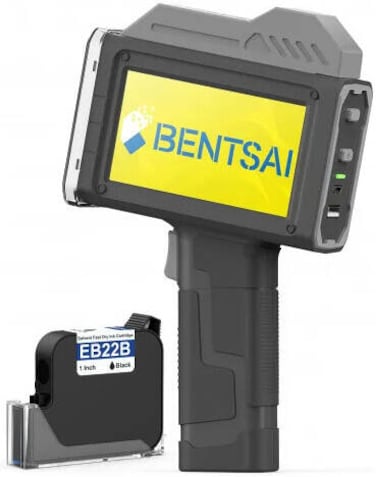 Bentsai HH6210B 1 inch printer with solvent cartridge