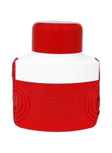 ASIAN Plastic Water Bottle with Strap, Kids Water Bottle - Cool Strong (1500 ml, Red)