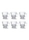 Glass Tea Mug Set 140ml Coffee &amp; Tea Cups,Crystal Clear , Durable, Heat-Resistant (Set of 6)