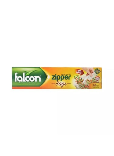 Zipper Freezer Bags Easy Lock Easy Open Oxo Biodegradable- 30 Bags Transparent 30X40 cmcm