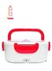 Lunch Box White/Red 25.6x11.6x18.4cm