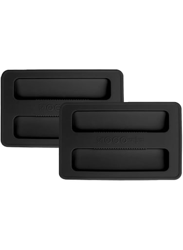 2 Pcs Silicone Toaster Cover,Toaster Lid,Toaster Appliances Top Cover,Bread Maker Dust Cover,Sandwich Machine Part Accessories,Silicone Dust Cover Accessories (Black)