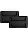2 Pcs Silicone Toaster Cover,Toaster Lid,Toaster Appliances Top Cover,Bread Maker Dust Cover,Sandwich Machine Part Accessories,Silicone Dust Cover Accessories (Black)