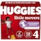 Huggies Baby Diapers Size 4 (22-37 Lbs), 58 Ct, Little Movers