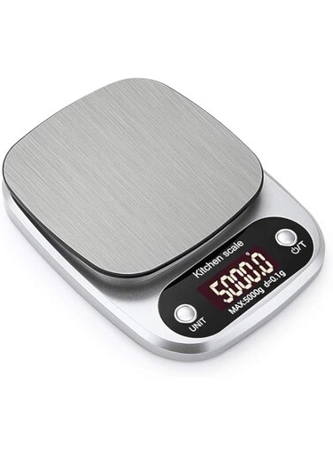 Rophie Digital Kitchen Scale 5kg Kitchen Weighing Food Scale for Baking Cooking (5kg)