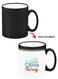 Color Changing Heat Sensitive Ceramic Mug, Image Revealed When HOT Liquid is Added! nothing great