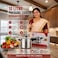 10 Litre Aluminium Pressure Cooker with Safety Valve, Fast Cooking, Durable &amp; Energy Efficient