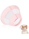 Cat Cone, Soft Cat Cone Collar to Stop Licking and Scratching Wounds, Adjustable E-Collar After Surgery for Cats, Mesh Recovery Elizabethan Collar for Cats, Kittens, Rabbits(Pink, M)
