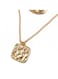 Double-Layer Retro Irregular Seal Pendant Necklace