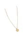 Letter "A" Heart Pendant Clavicle Necklace Minimalist Love Design for Women