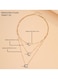 Gold Color Tone 3-Layer Necklace with Drop, Star, and Heart Charms for Women