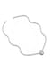 Elegant Crystal Drop Pendant Necklace 42.3cm, Silver Color Tone