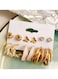 6 Piece Earring Set Gold Color Tone with Pearl, Enamel &amp; Stud Styles