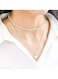 Elegant Silver Color Tone Layered Pearl &amp; Pendant Necklace