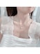 Elegant Silver Color Tone Layered Pearl &amp; Pendant Necklace