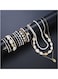 14-piece gold color tone beach jewelry set with necklace, bracelet, and anklet pearl and shell style