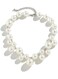 Statement Pearl Beaded Necklace Alloy + Pearl, 42cm + 6cm Extension
