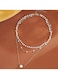 Triple Layer Pearl Choker Necklace