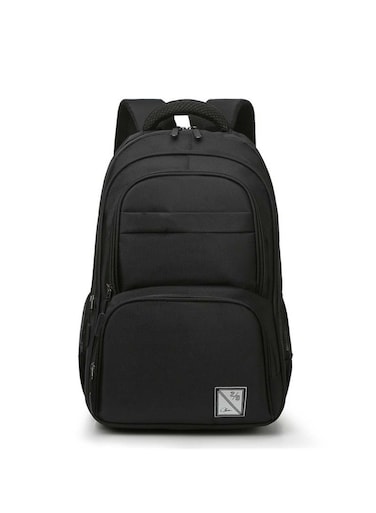 Multifunctional Waterproof Travel Bag with Large Capacity for School and Outdoor Exploration Black