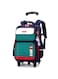2-Wheel Kids Trolley Backpack Stylish and Durable School Bag for Students Assorted
