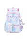 Kids Blue and Pink School Backpack