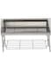 100CM Portable Stainless Steel Charcoal BBQ Grill with Storage Rack (100&times;28&times;76 CM)