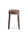 Thickened Plastic Stool for Dining Table &amp; Home Use Stackable, Portable Round Stool (Brown, 30cm)