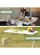 1.2m Outdoor Folding Dining Table Portable Plastic Table with Foldable Legs for 4&ndash;6 People