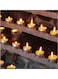 Smokeless Tea Light Candles 50-Pack for Weddings, Parties, Holidays &amp; Religious Use