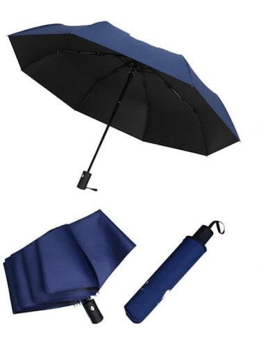 Fully Automatic Dual-Purpose Umbrella Midsummer Blue