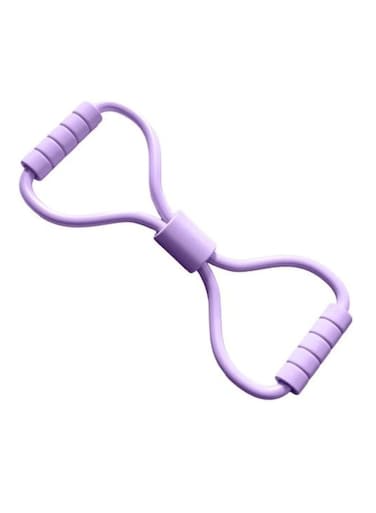 Fairy Purple 8-Shaped Fitness Elastic Band Shoulder, Chest &amp; Back Exercise Rope