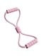 Fairy Pink 8-Shaped Fitness Elastic Band Shoulder, Chest &amp; Back Exercise Rope