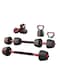 Adjustable Weightlifting Set with Dumbbells, Barbells, and Kettlebell 10KG
