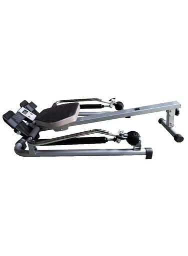 Foldable Dual-Bar Hydraulic Rowing Machine Silent Home Fitness Trainer