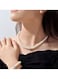 Elegant Pearl Jewelry Set Necklace, Bracelet &amp; Stud Earrings with Crystal Ball Accents