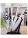 Premium 6-Piece Stainless Steel Kitchen Knife Set with Acrylic Stand