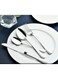 24-Piece Stainless Steel Cutlery Set Silver Finish
