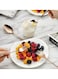 24-Piece Stainless Steel Cutlery Set with Stand Rose Gold Finish
