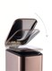 13L Stainless Steel Pedal Trash Can Brushed Gold, Soft-Close Lid