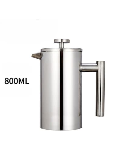 Stainless Steel French Press Coffee &amp; Tea Maker 800ML Double Layer
