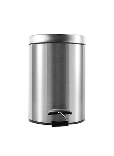 12L Round Stainless Steel Pedal Trash Can