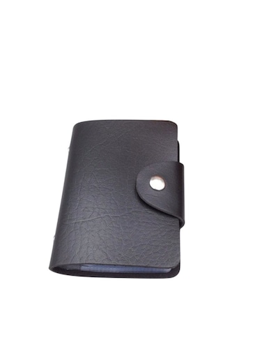 Stylish Black Multi-Card Holder Compact Bank Card Organizer Wallet