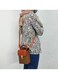 Women&rsquo;s Mini Crossbody Bag 13x8x17 cm, Korean Style Plaid Shoulder Purse, Khaki
