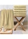 6-Piece Pure Cotton Bath Towel Set Beige