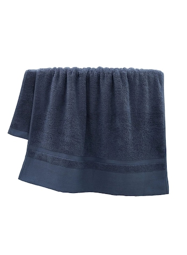 Hotel-Grade Cotton Bath Towel 70&times;140 cm, Dark Blue (470g)