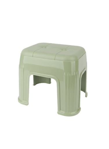Green Plastic Shoe Stool &ndash; 24&times;25&times;20 cm