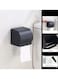 Round Black Toilet Tissue Box &ndash; Space Aluminum K8 (High-Grade) 13cm &times; 11cm &times; 13cm