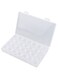 28 Grid Transparent Plastic Storage Box &ndash; 17.5&times;10&times;2.5cm For Multi Purpose Organizer Case